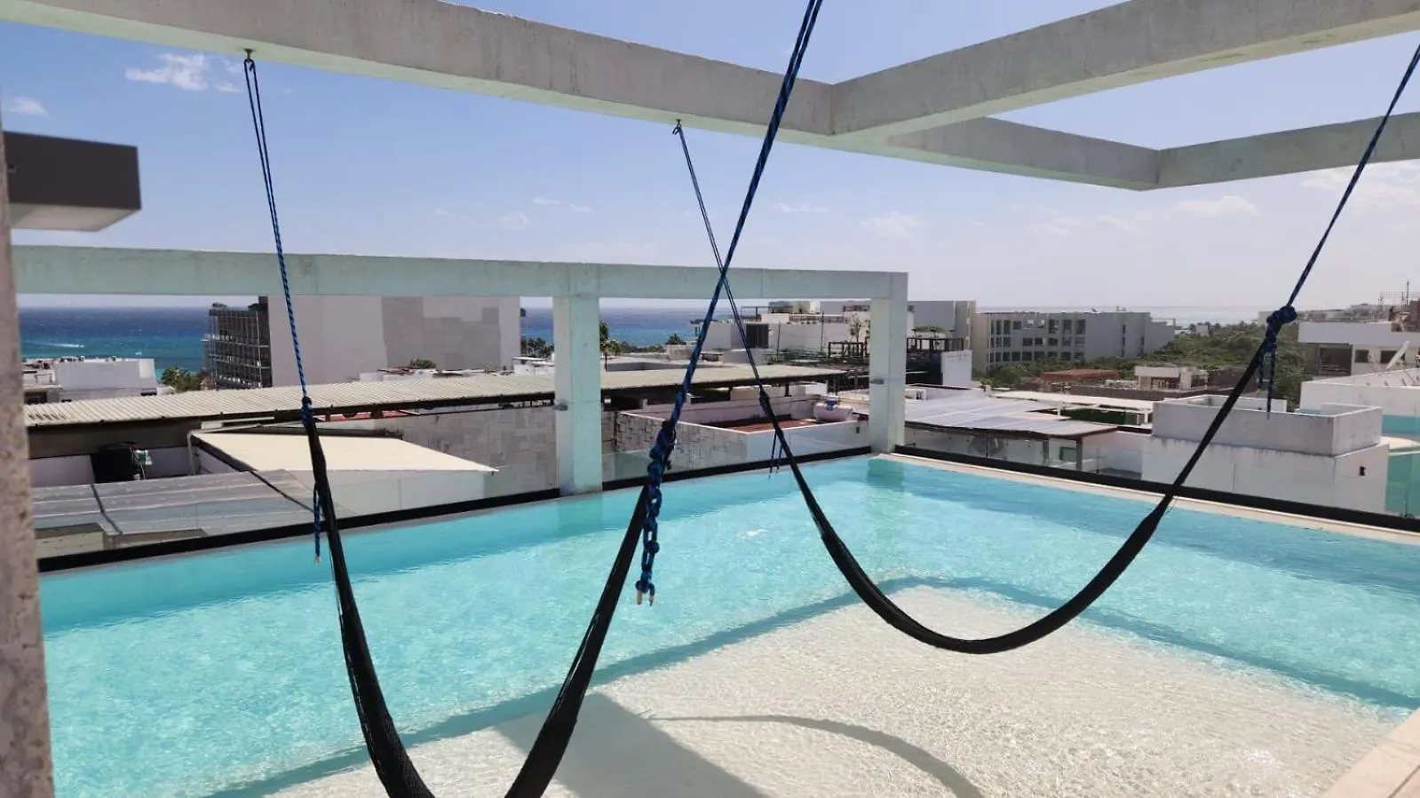 Lujoso Loft Nuevo Con Vista Al Mar Y Rooftop Pool Playa del Carmen Apartment