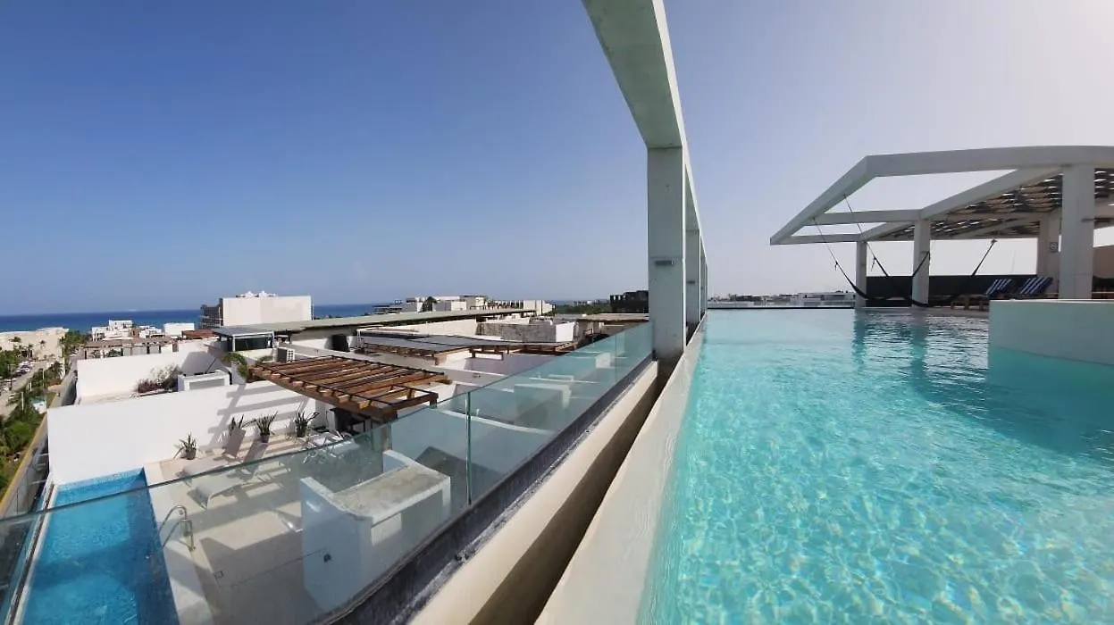 Lujoso Loft Nuevo Con Vista Al Mar Y Rooftop Pool Playa del Carmen Mexico