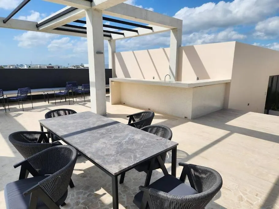 Appartamento Lujoso Loft Nuevo Con Vista Al Mar Y Rooftop Pool Playa del Carmen