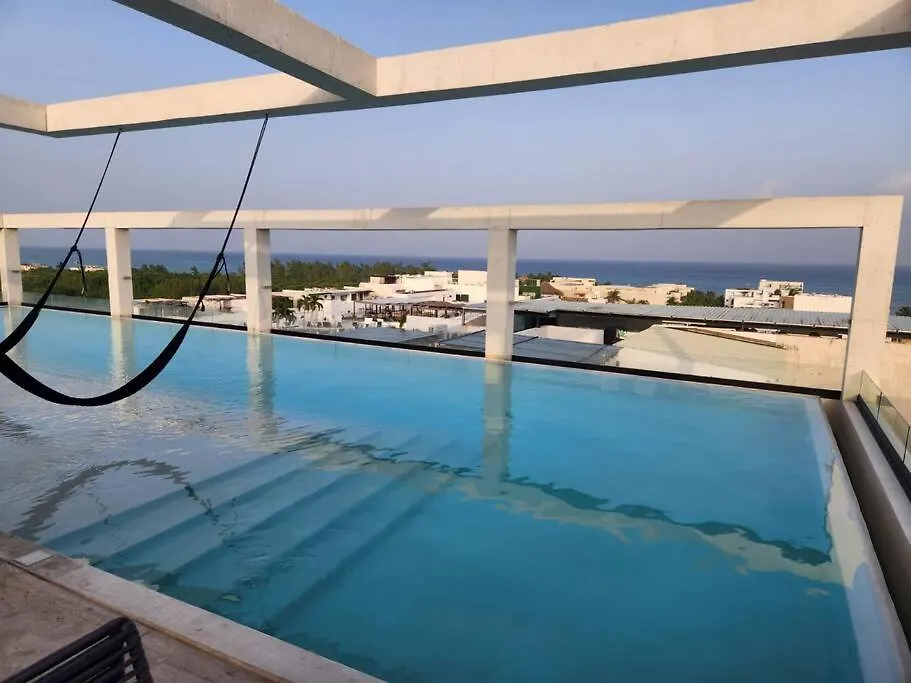 Lujoso Loft Nuevo Con Vista Al Mar Y Rooftop Pool Playa del Carmen