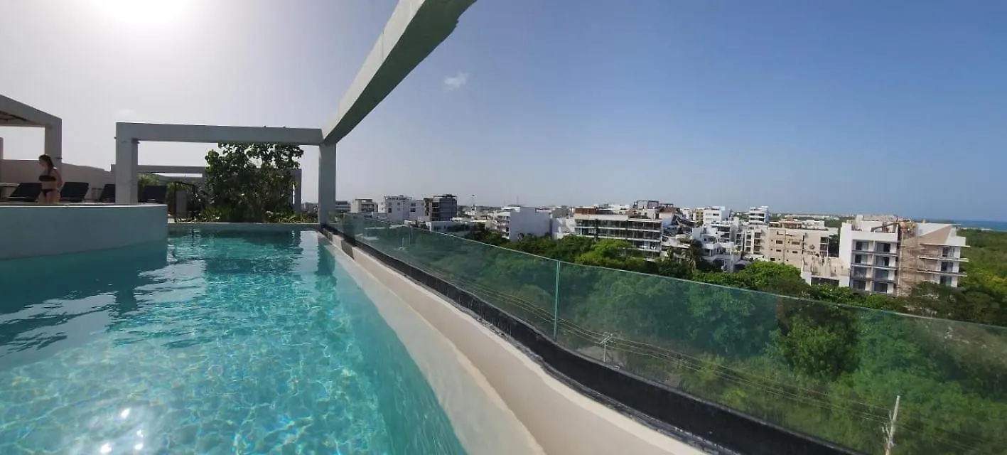 Appartamento Lujoso Loft Nuevo Con Vista Al Mar Y Rooftop Pool Playa del Carmen