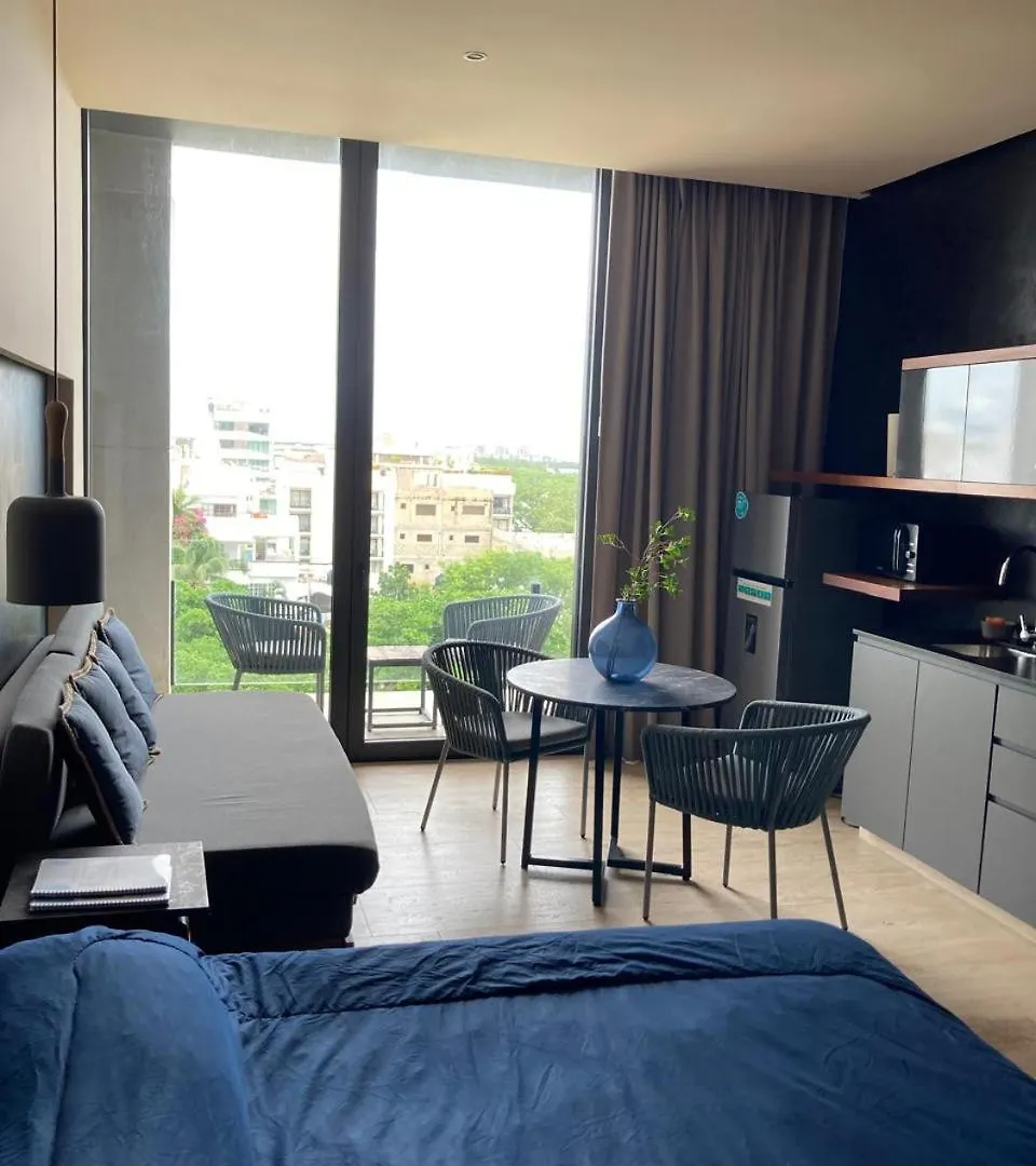 Lujoso Loft Nuevo Con Vista Al Mar Y Rooftop Pool Playa del Carmen